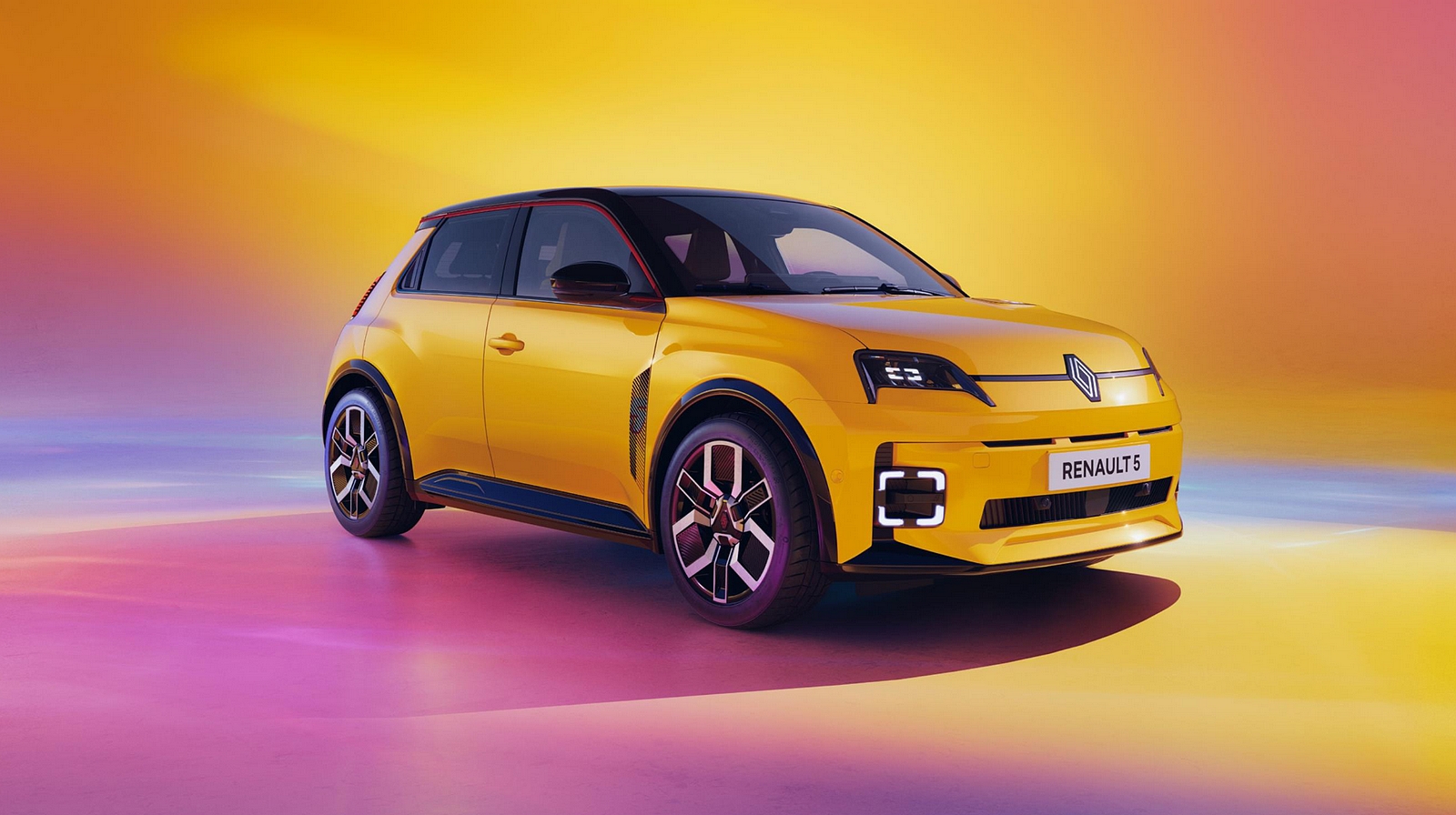 Housses De Siège Auto Renault 5 E-Tech (2024-2026) - Similicuir Imperméable - Ensemble 5 Pièces - Noir Et Rouge
